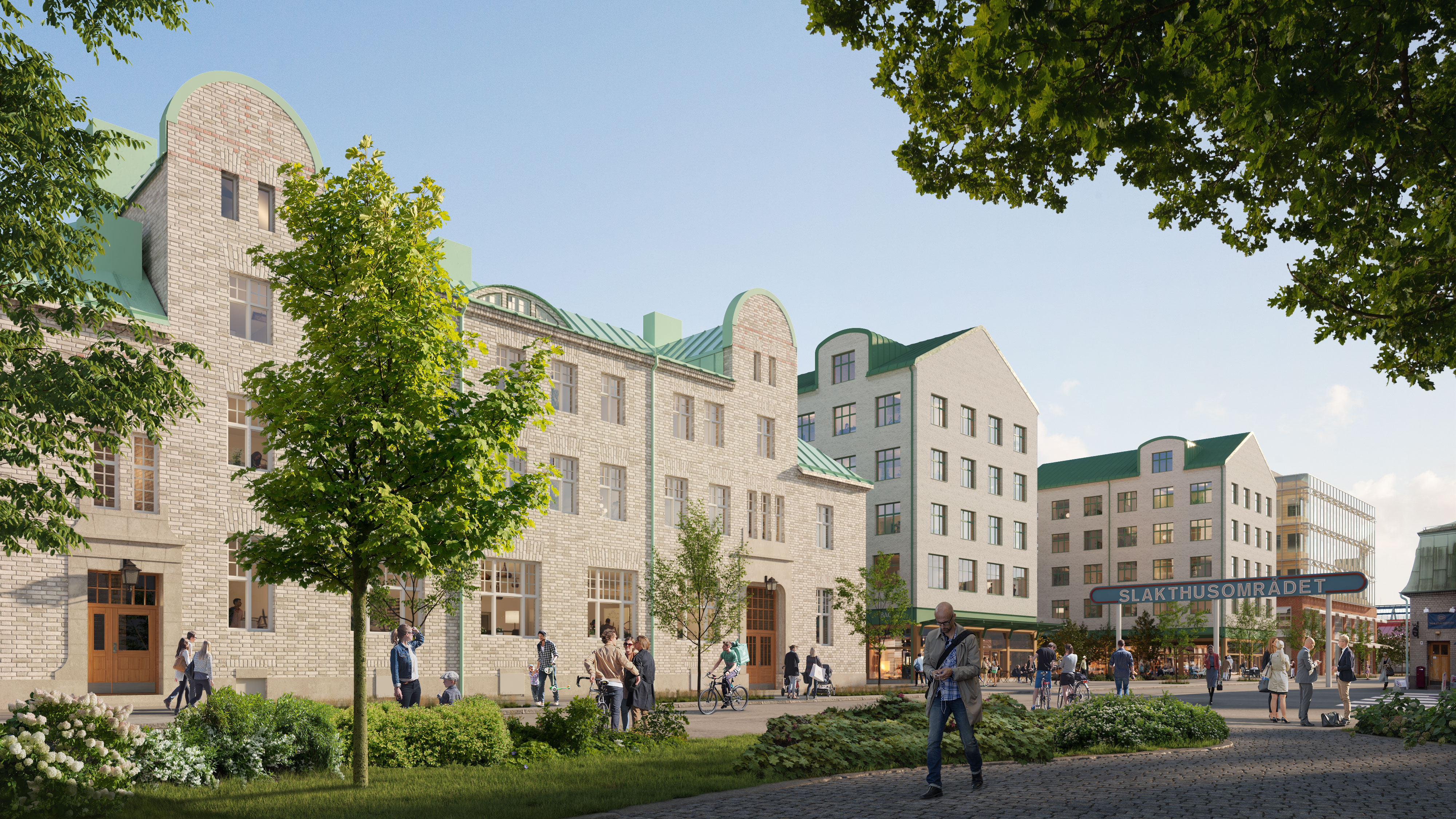 EN AV SLAKTHUSOMRÅDETS MEST FRAMTRÄDANDE BYGGNADER
